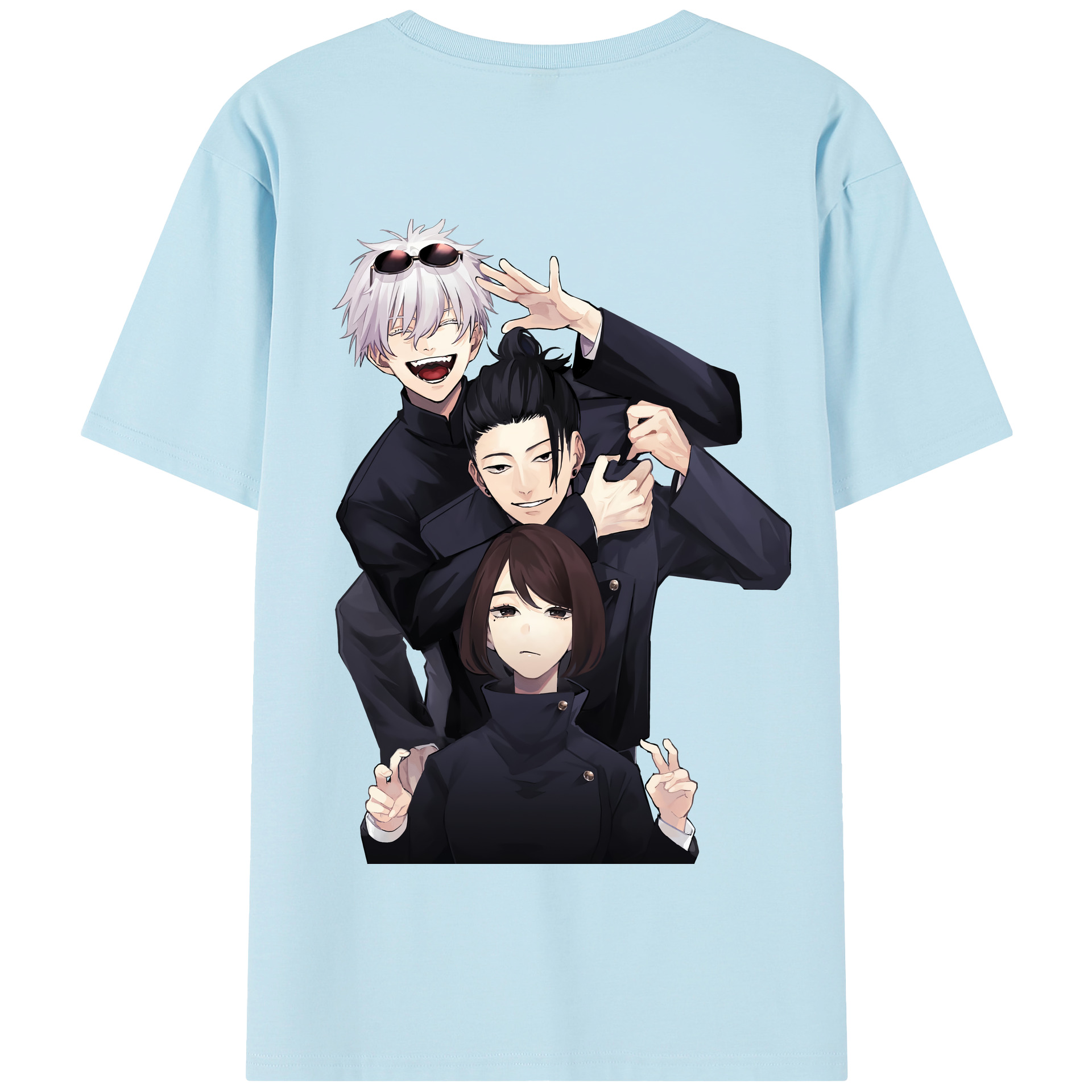 （画像用） 呪術廻戦 Jujutsu Kaisen 綿100％半袖Tシャツ（背面プリント）